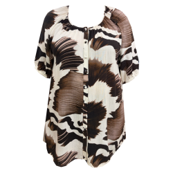 Dámská halenka s knoflíčky - v nadměrné velikosti