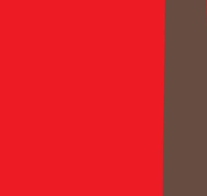 Červená-tmavě šedý proužek