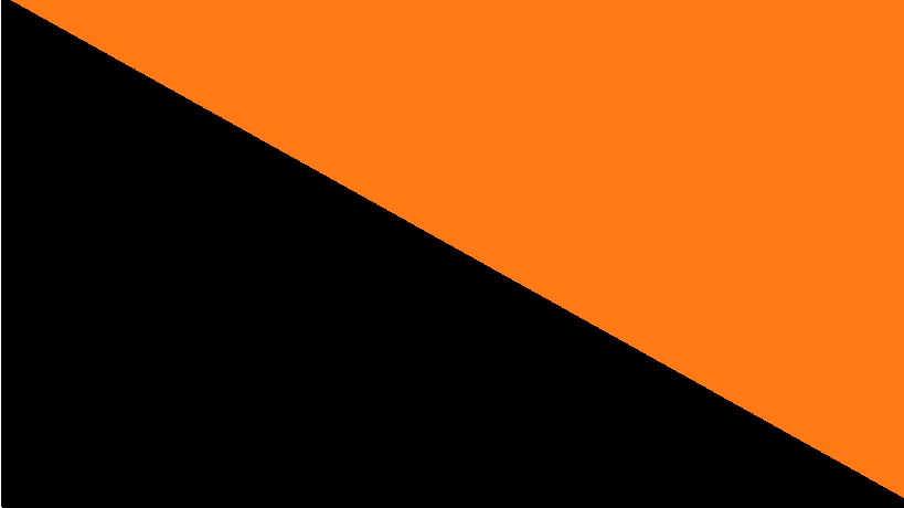 Černá s oranžovou